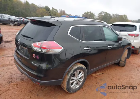 2016 Nissan Rogue Sv из США, поврежденный, VIN KNMAT2MV4GP674926